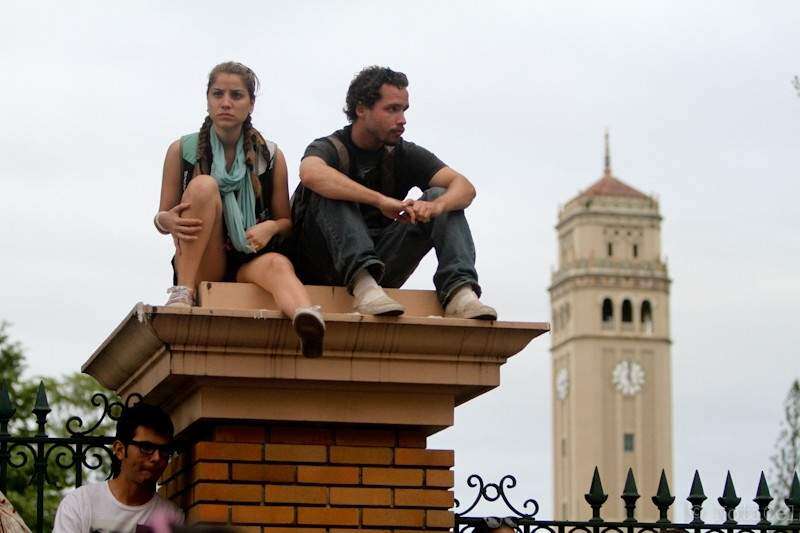 En el Capitolio los estudiantes