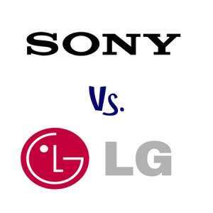 Batalla entre LG y Sony