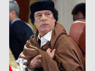 Sanciones europeas a Gadafi