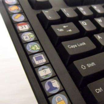 Teclado especial para Facebook