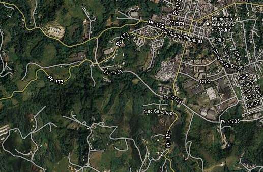 Cortada la PR-173 en Cidra