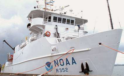 Zarpa barco de la NOAA a investigar arrecifes