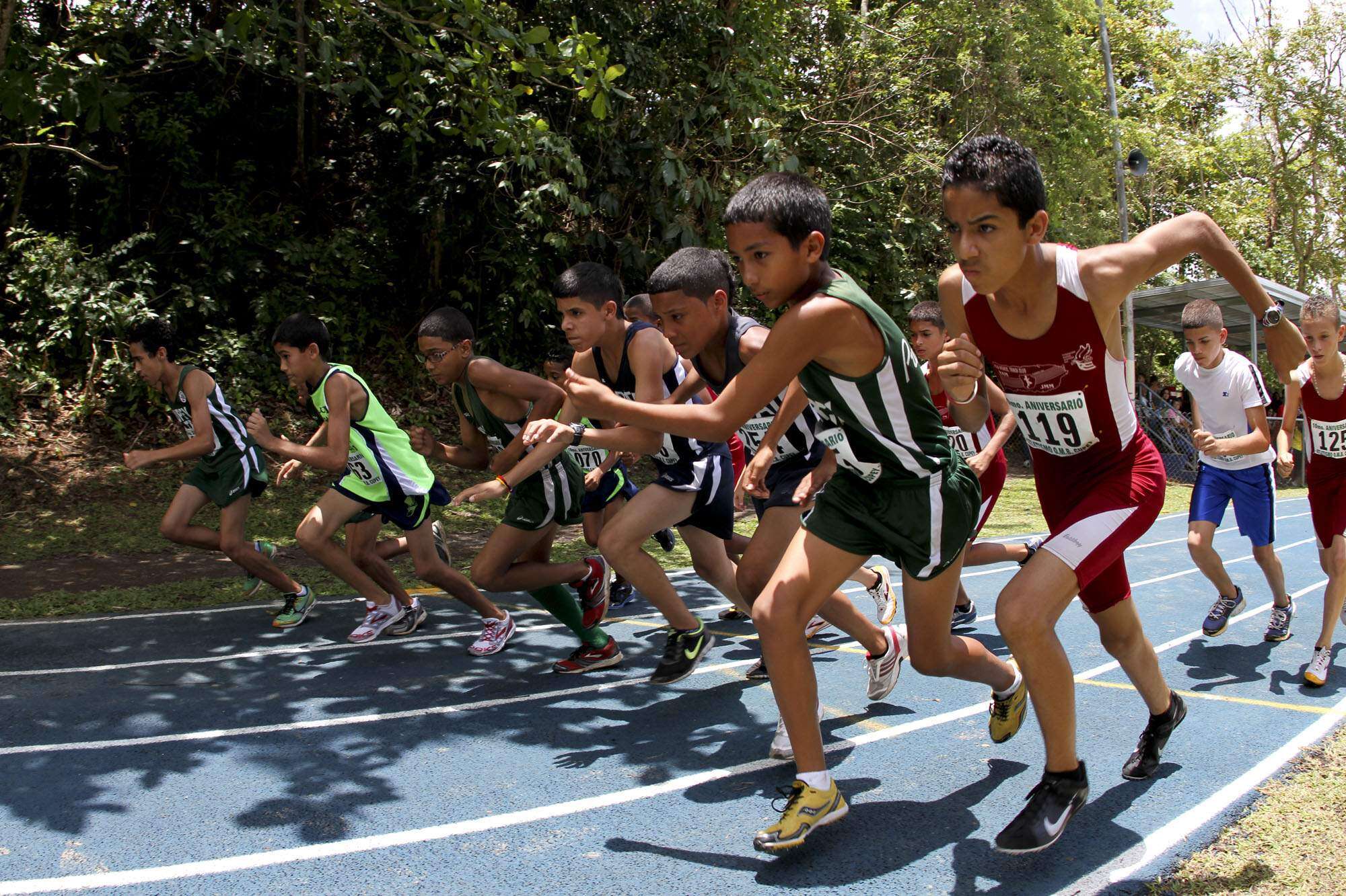 Cónclave de niños atletas en Cupey