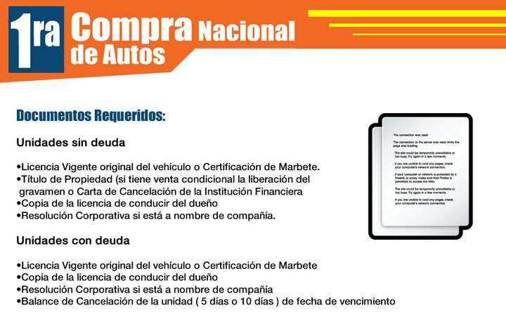 Primera compra nacional de autos