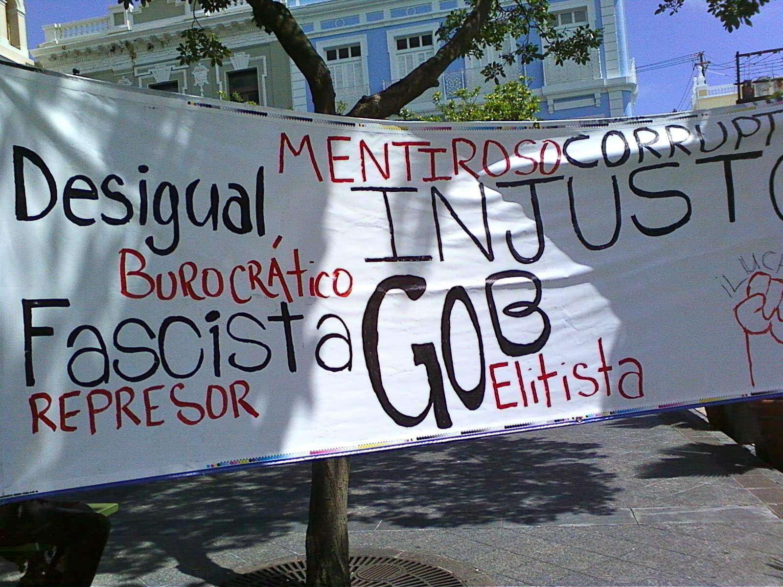En pie de lucha los Indignados boricuas