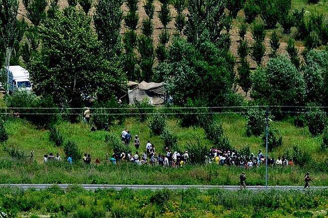 Avalancha de migrantes sirios en Turquía
