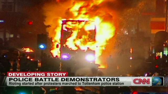 Noche de llamas en Londres