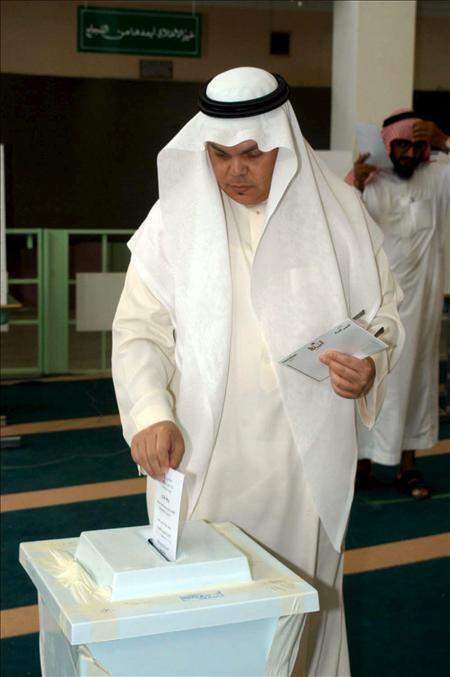 Solo los hombres votan en Arabia Saudí
