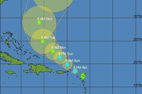 María pasa de largo pero dejará lluvias
