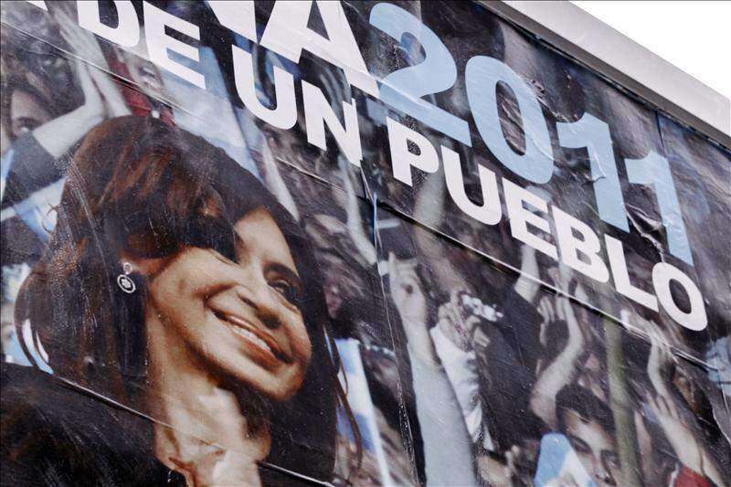 Perón y Evita en campaña a favor del oficialismo