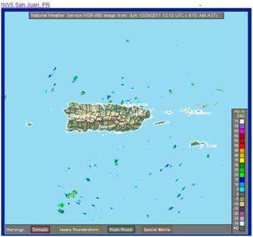 Aguaceros pasajeros para la tarde