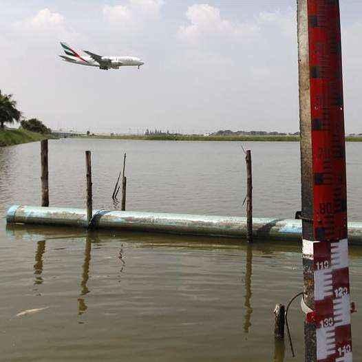 Centenar de cocodrilos escapa durante inundaciones