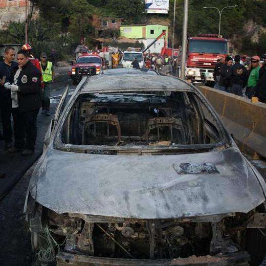 Tragedia vial en Caracas