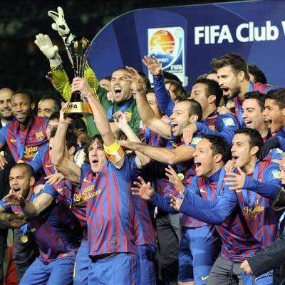 0-4, Barça arrolla al Santos y se convierte en campeón del mundo