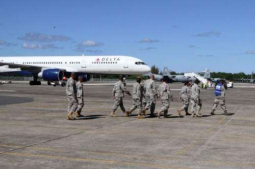 Llegan soldados por Navidad