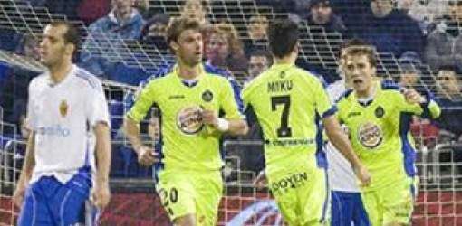 El Getafe puso contra la pared al Zaragoza