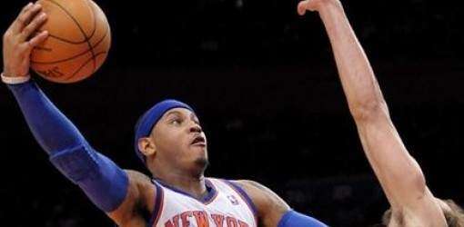 Fuera por dos semanas Carmelo Anthony