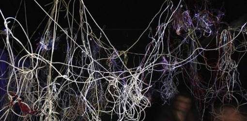 Tecnología de vertedero convertida en arte