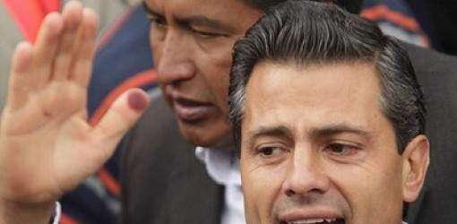 PRI declara vencedor a Peña Nieto en México