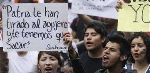 Protestas por doquier en México contra Peña Nieto