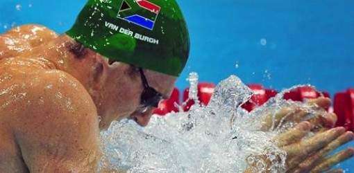 Londres ’12: nadador sudafricano bate récord mundial de los 100 braza