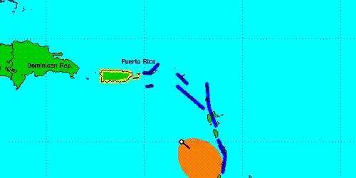 Emiten vigilancia para PR por tormenta Rafael