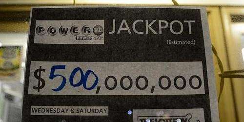 Llega a 500 mllones el Powerball  en EU