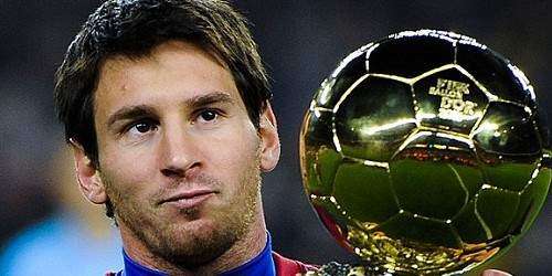 Messi gana el Balón de Oro por cuarto año consecutivo