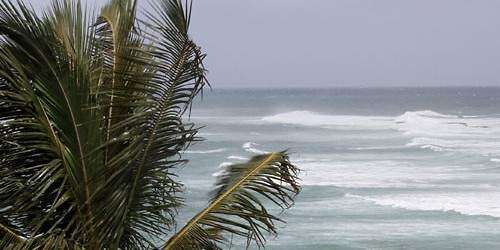 Poca lluvia, pero peligroso el mar