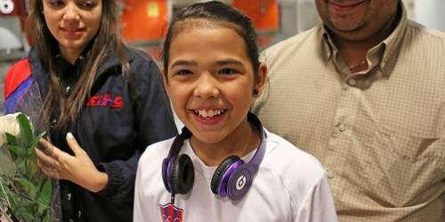 Llega nuestra campeona mundial en tenis de mesa