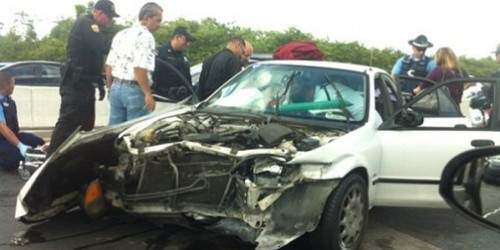 Accidente grave en Carolina