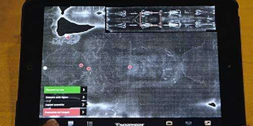 Vea la sábana con la que sepultaron a Cristo con un app