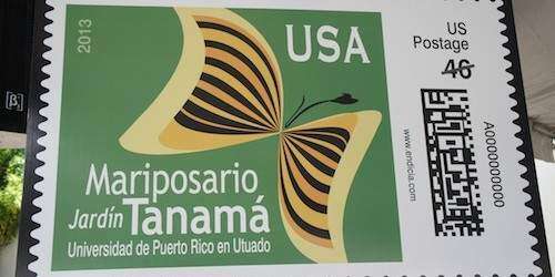 Mariposario Tanamá inaugura con sello conmemorativo