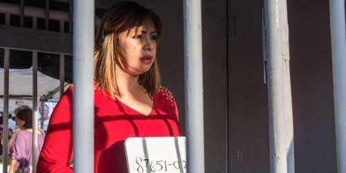 Reaparece Evelyn Vázquez tras las rejas… por Oscar (galería)