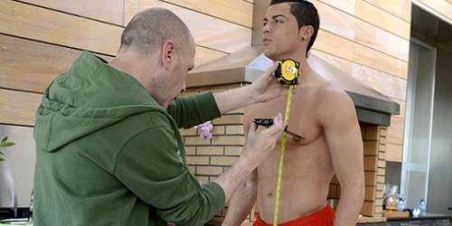 Las medidas de Cristiano Ronaldo, públicas