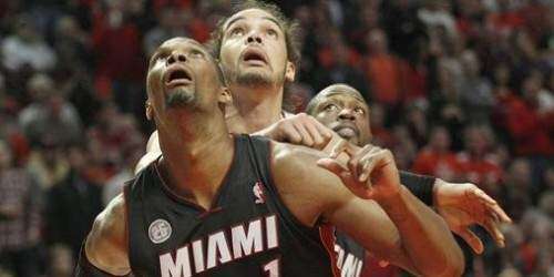 NBA: Chris Bosh sacó pecho en triunfo de Miami