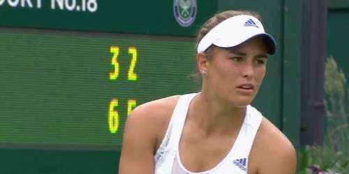Wimbledon: Supenden juego por oscuridad; Mónica abajo 1-0