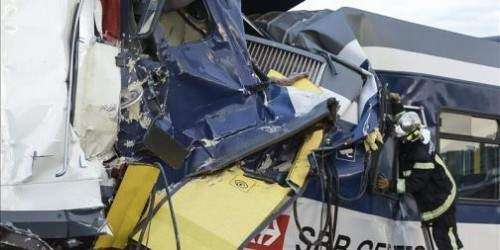Otro choque de trenes, esta vez en Suiza