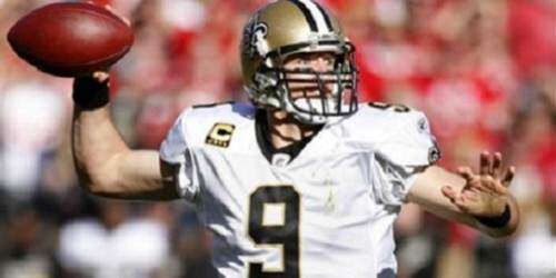 NFL domingo: Muy efectivo el brazo de Drew Brees