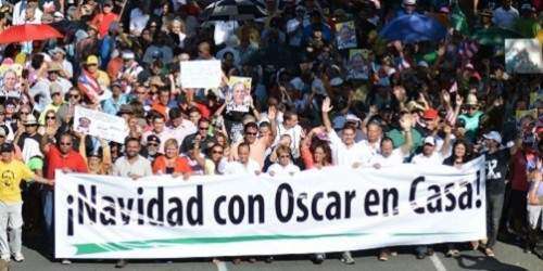 Miles en PR y NY piden excarcelación de Oscar López Rivera (galería y video