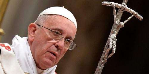 Primera misa de gallo del papa Francisco