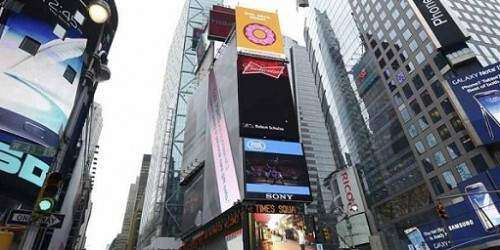 Repleto el Times Square para despedir el 2013