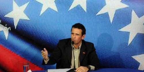 Capriles acusa al gobierno venezolano de querer atribuir escasez a las prot