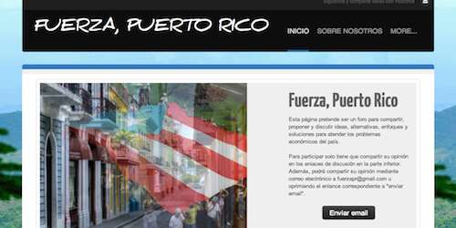 ‘Fuerzapuertorico’ recogerá alternativas tras la degradación