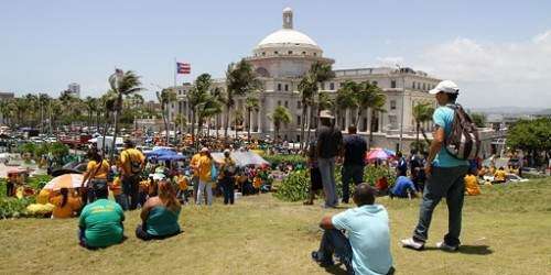 Sindicatos que llegaron al Capitolio desmienten diálogo con AGP (galería y