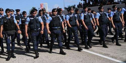 Policías marcharán a Fortaleza en protesta por Ley de Sostenibilidad Fiscal