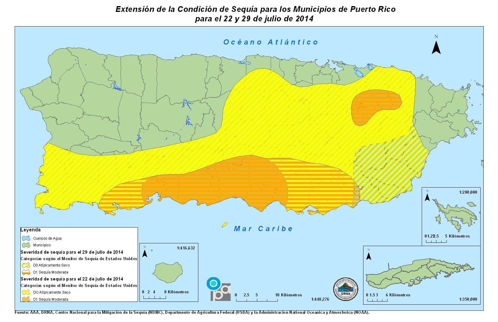 Aumentan municipios en sequía moderada (galería)