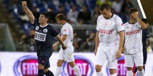 Maradona, Baggio, Simeone y Zamorano volvieron a sentirse jugadores