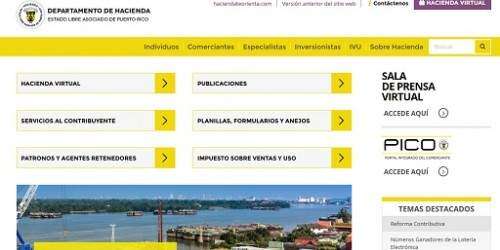 Hacienda anuncia nueva página web