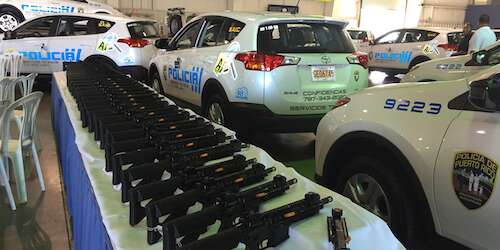 Nuevo Negociado, armas y vehículos para la Policía